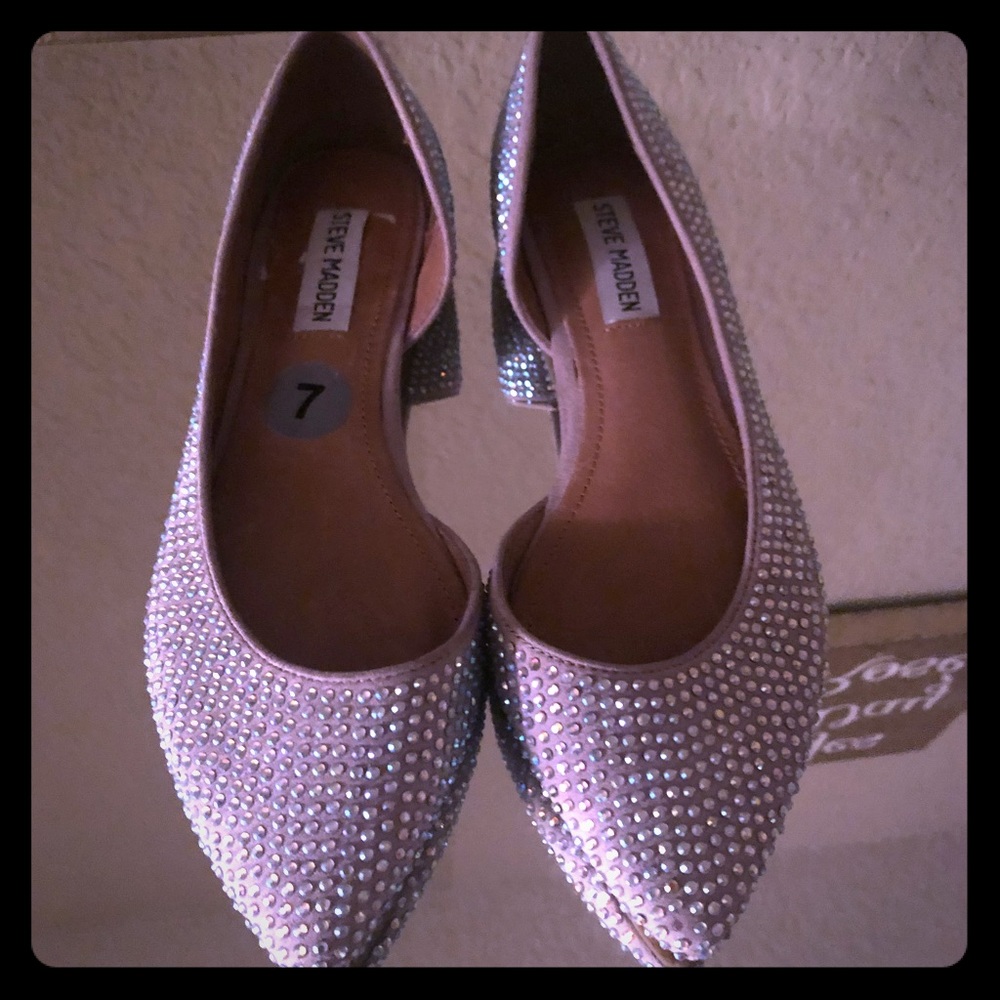 Steve Madden embellished ballet flats